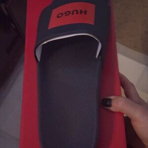 MENS Hugo boss SLIDES BRAND NEW NEVER WORN